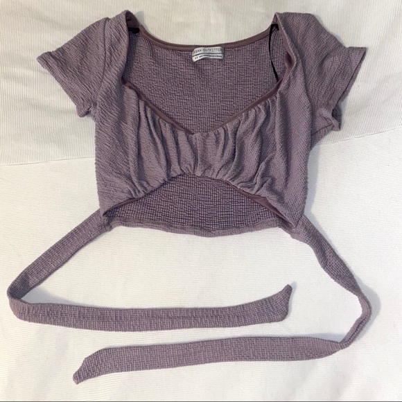Urban Outfitters Tops - Urban Outfitters tie purple top